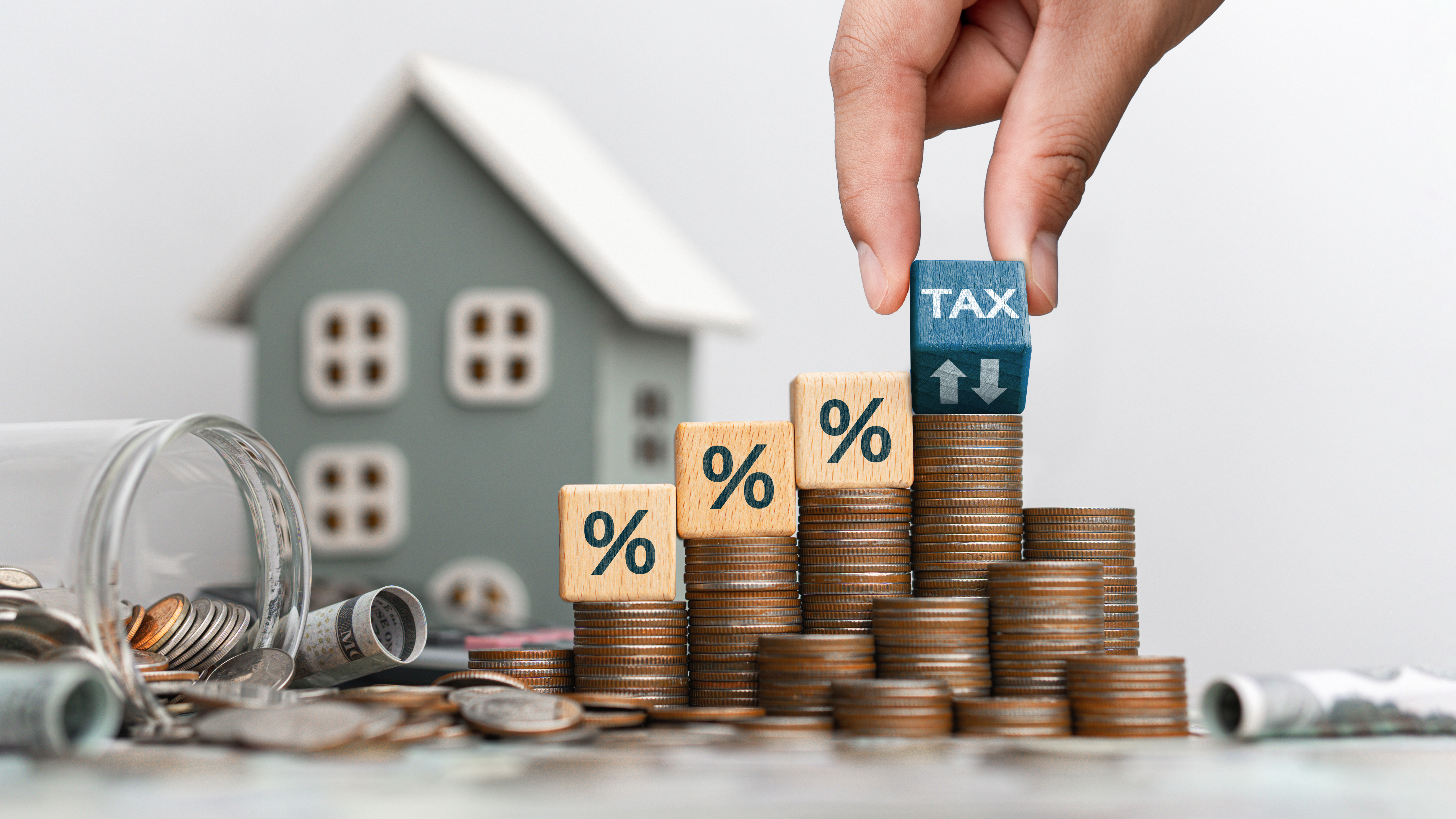Concept of house and property tax. Interest on property, debt pa
